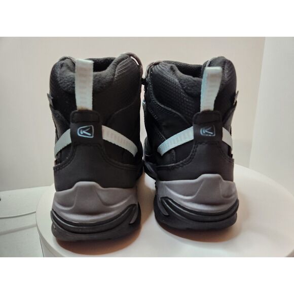 Keen Circadia Mid Polar Waterproof Boots | Women’s 9.5 | Black/Cloud Blue - Picture 6 of 13